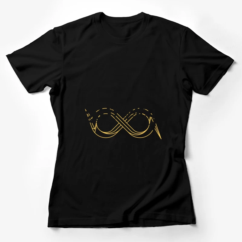 Künstlerisches Unendlichkeitssymbol Damen T-Shirt