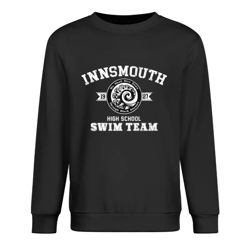 Vintage 1927 High School Swimming and Dive Team Logo Male Pullover Sweatshirt