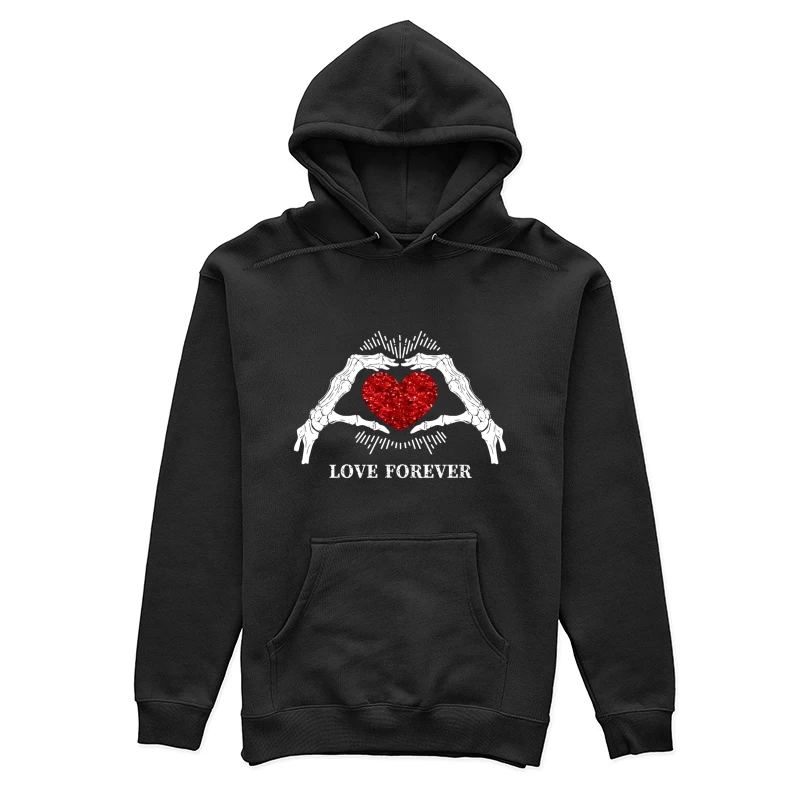 Liebe für immer Herzdesign Damen Pullover Hoodie