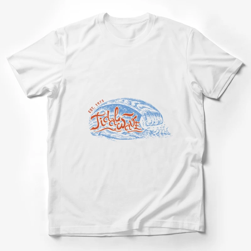 Tidal Wave Logo mit Wasserwelle Herren T-Shirt