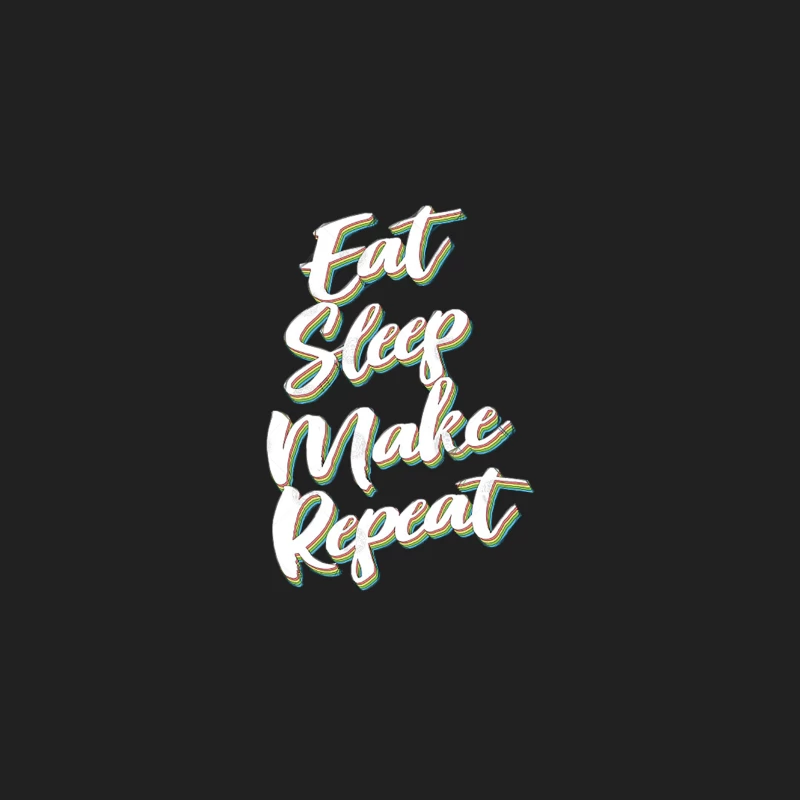 Eat Sleep Make Repeat Bucket Hat
