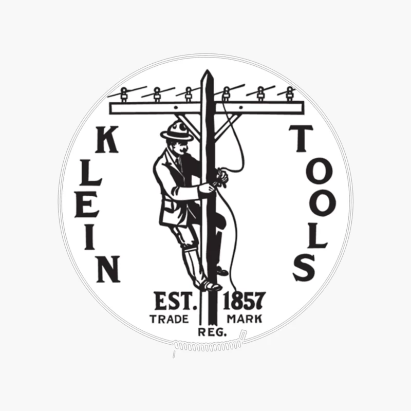 Klein Tools Vintage Lineman Logo Est. 1857 Cotton Tote Bag