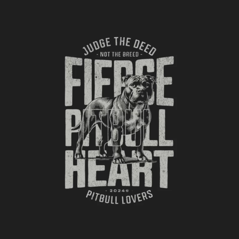 Furchtloses Pitbull-Herz Herren Tanktops