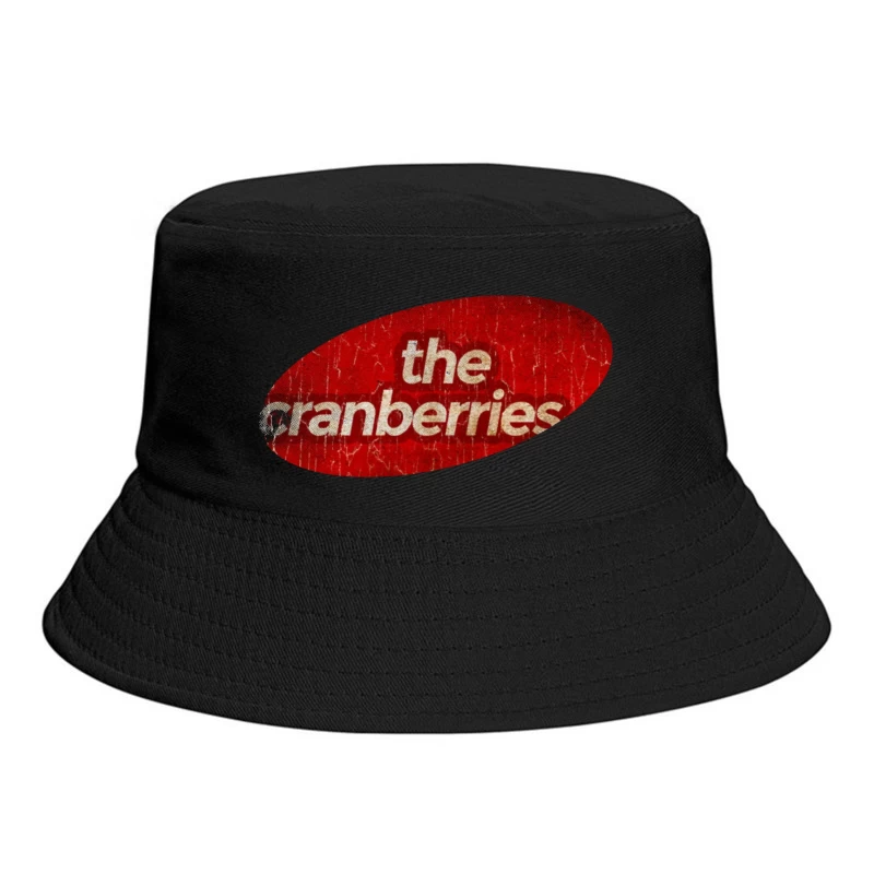 The Cranberries Vintage Band Logo in Red Bucket Hat