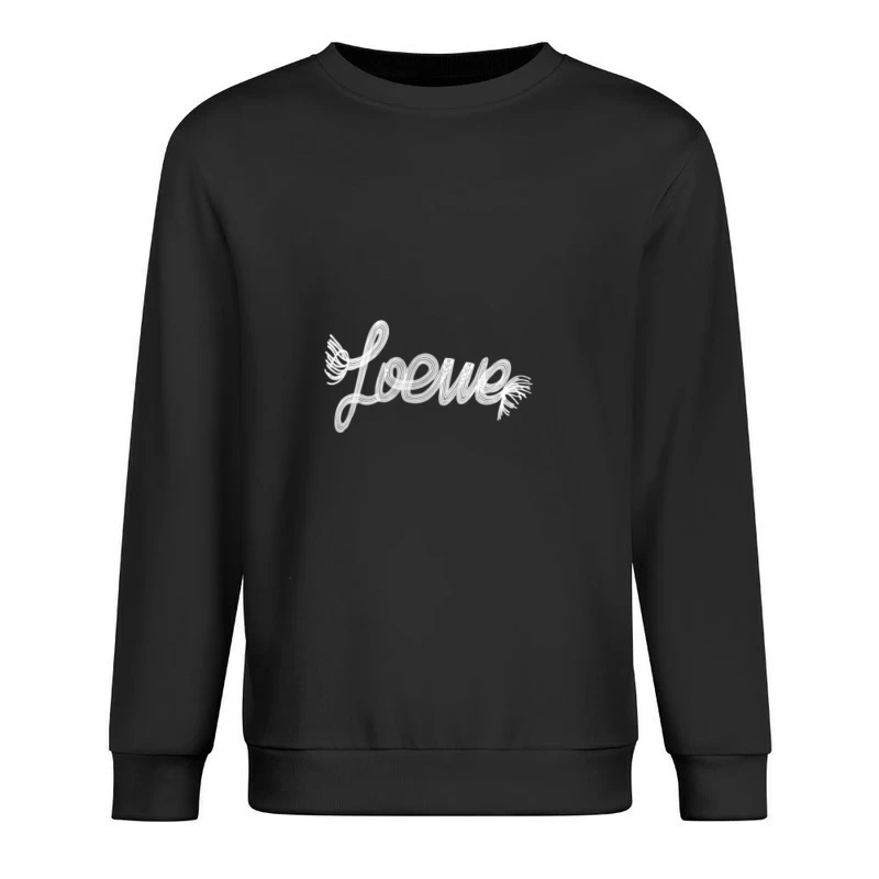 Design de texte Loewe avec détails Homme Sweat-shirt à enfiler