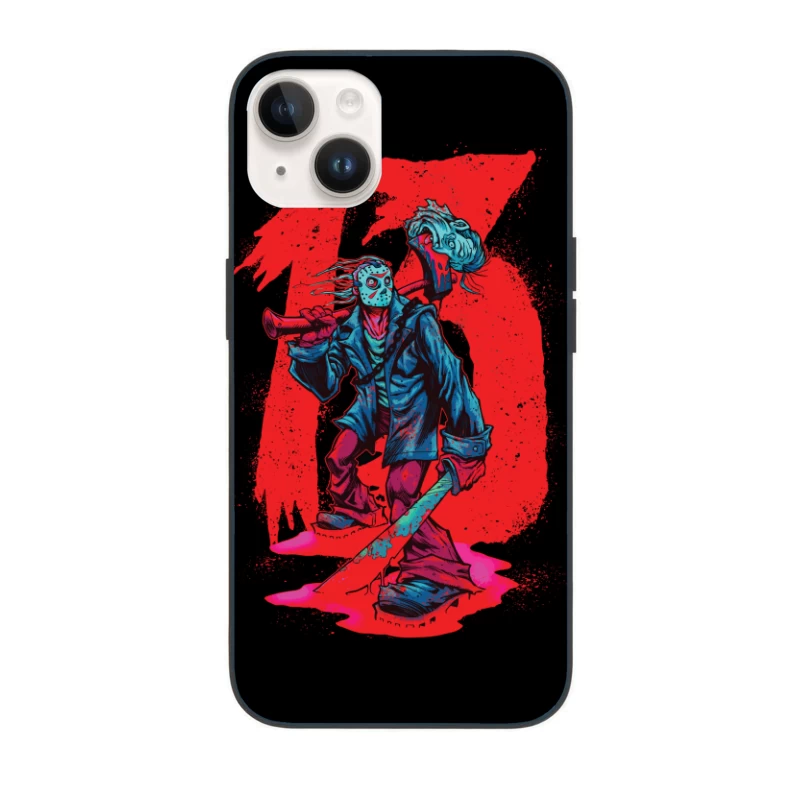 Horror Character Illustration iPhone Case