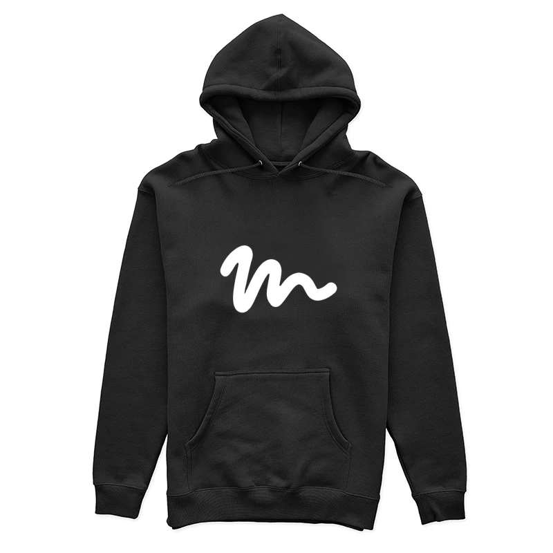 Logo de Vague en Blanc Femme Sweat à capuche