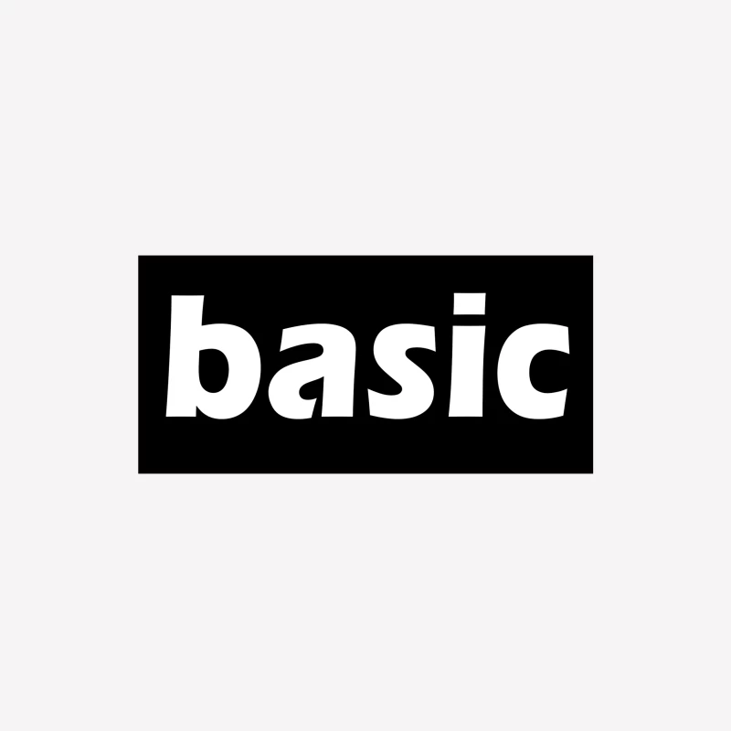 Basic Typography Design Male T-Shirt
