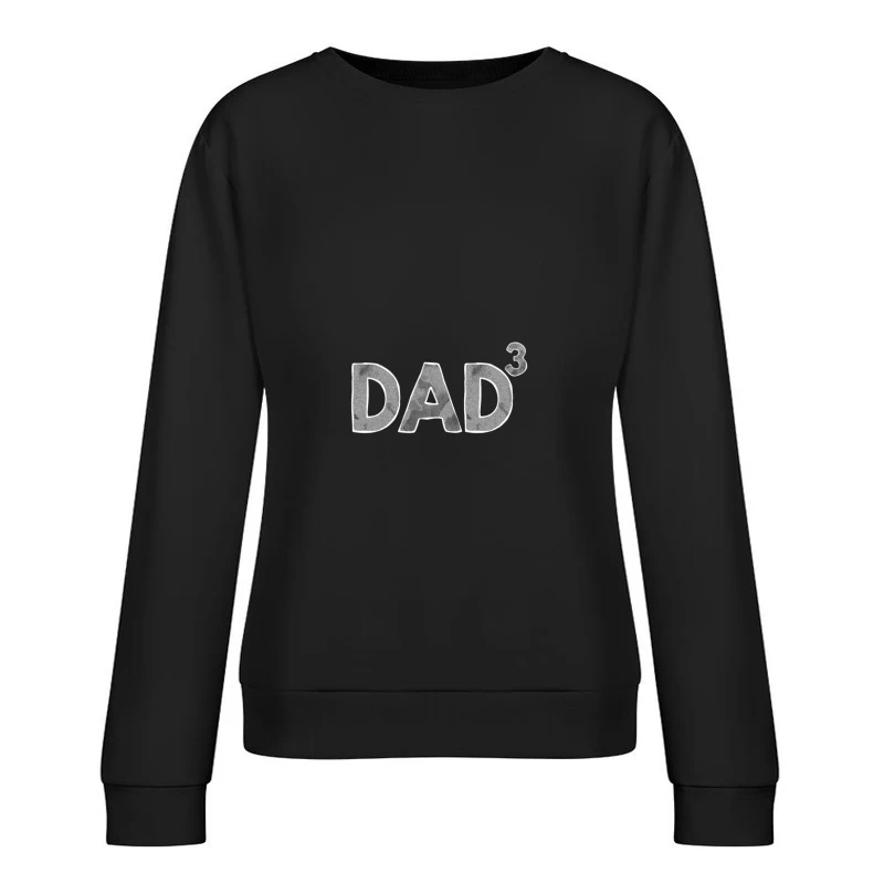 Design de T-shirt DAD au carré Femme Sweat-shirt à enfiler