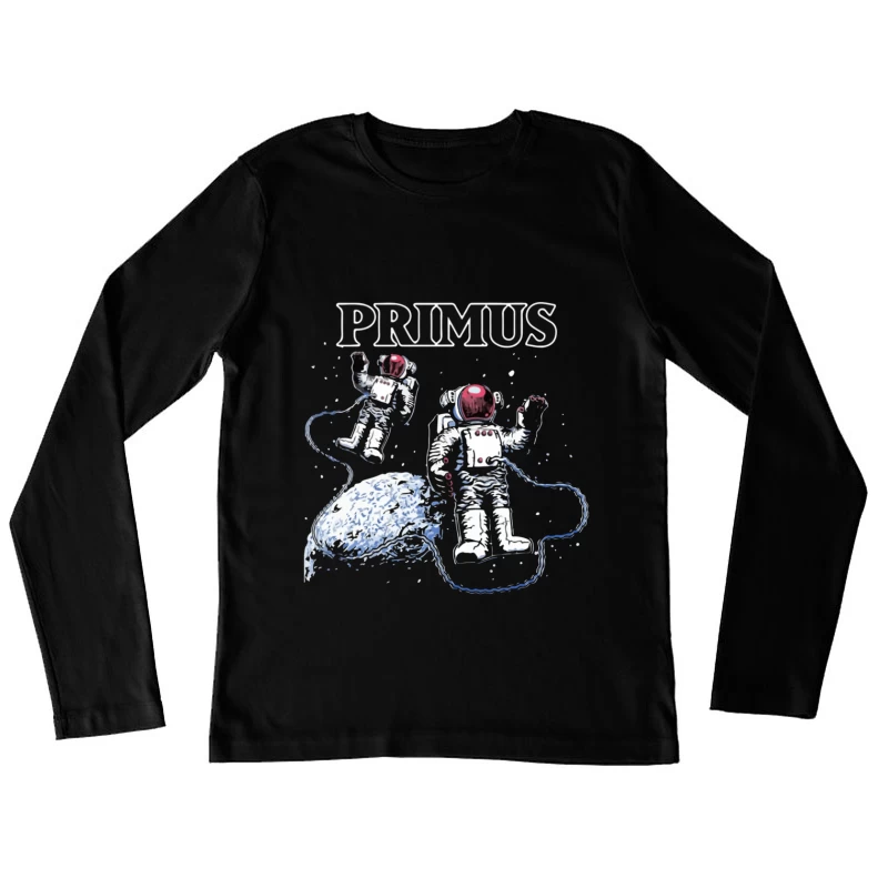 Primus Band Space Astronaut Art Illustration Female Long Sleeve T-Shirt