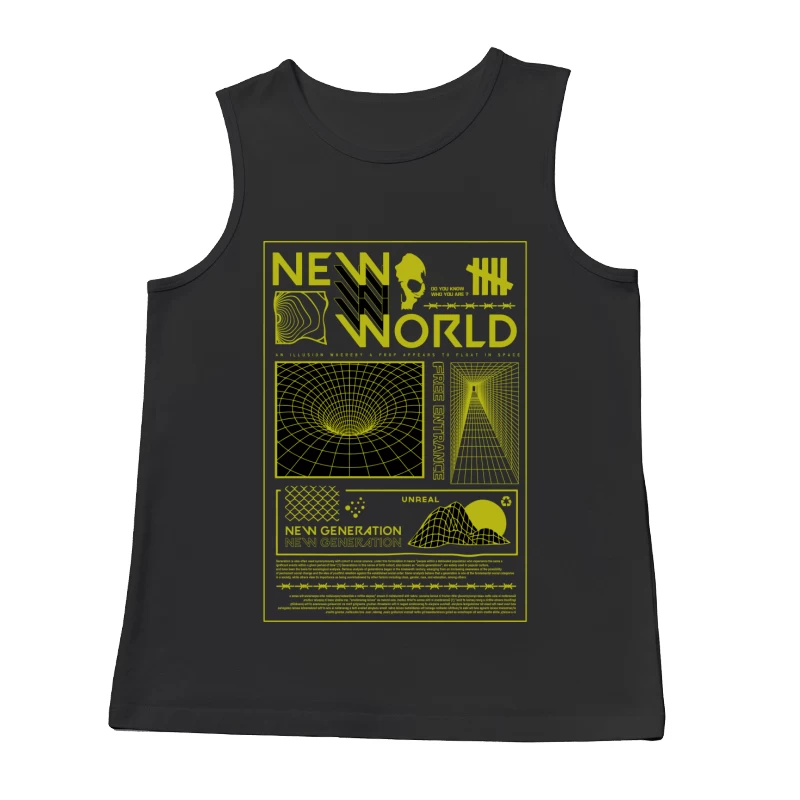Neue Welt der Illusionen Herren Tanktops