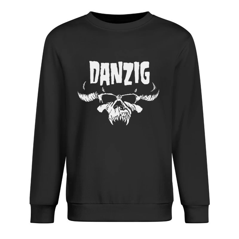 Danzig Band Gothic Skull Logo Design Male Pullover Sweatshirt