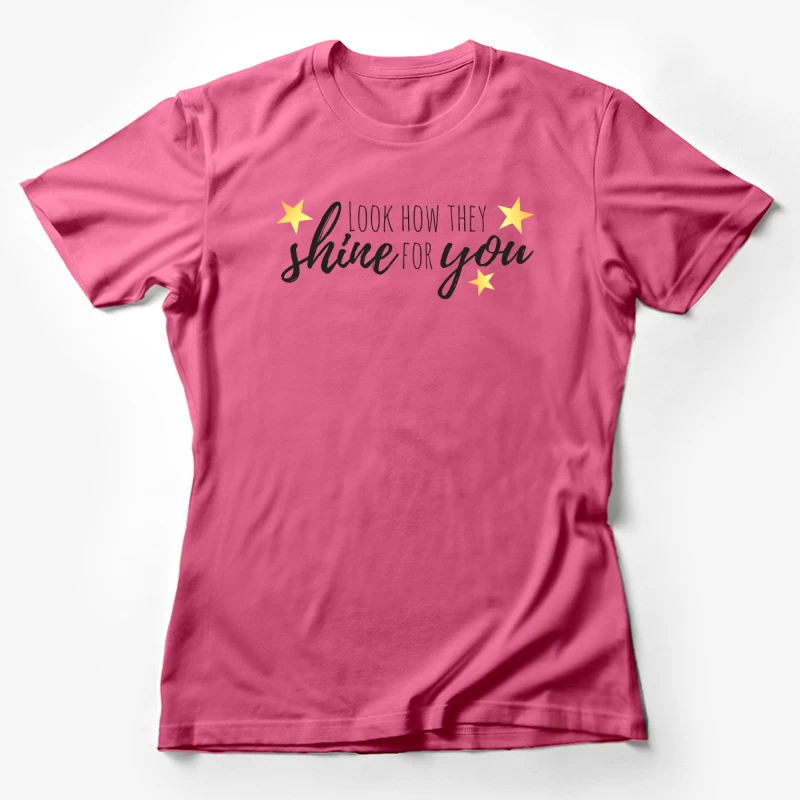 Coldplay Shine For You Female T-Shirt