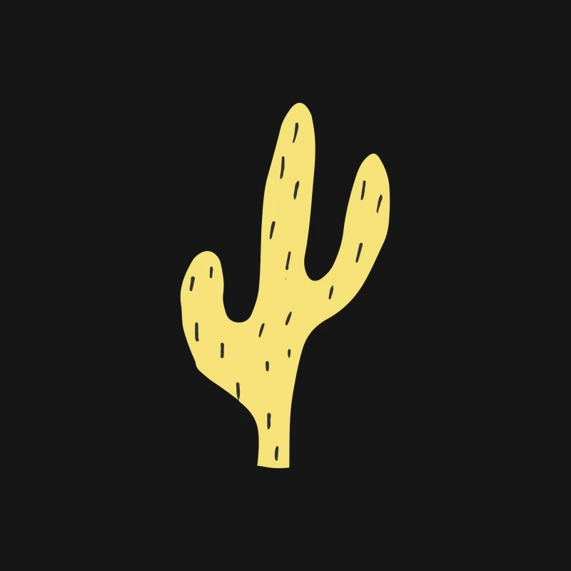 Illustration de cactus jaune Femme T-Shirt