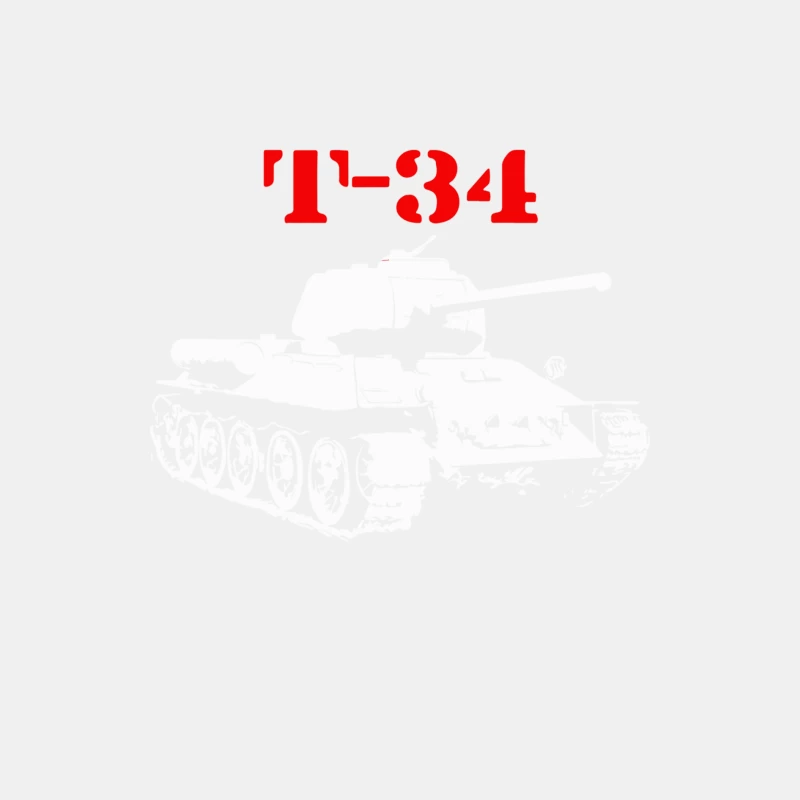 T-34 Soviet Russin World War II Tank Male Tank Top
