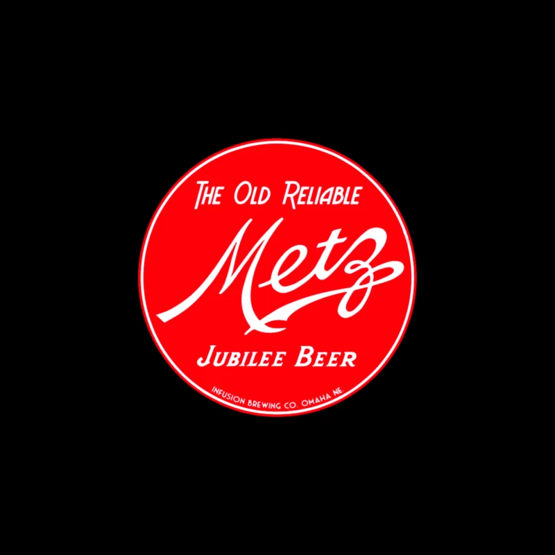 Metz Jubilee Beer Throw Pillow