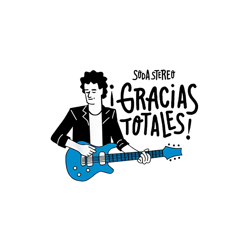 Soda Stereo Gracias Totales Travel Mug