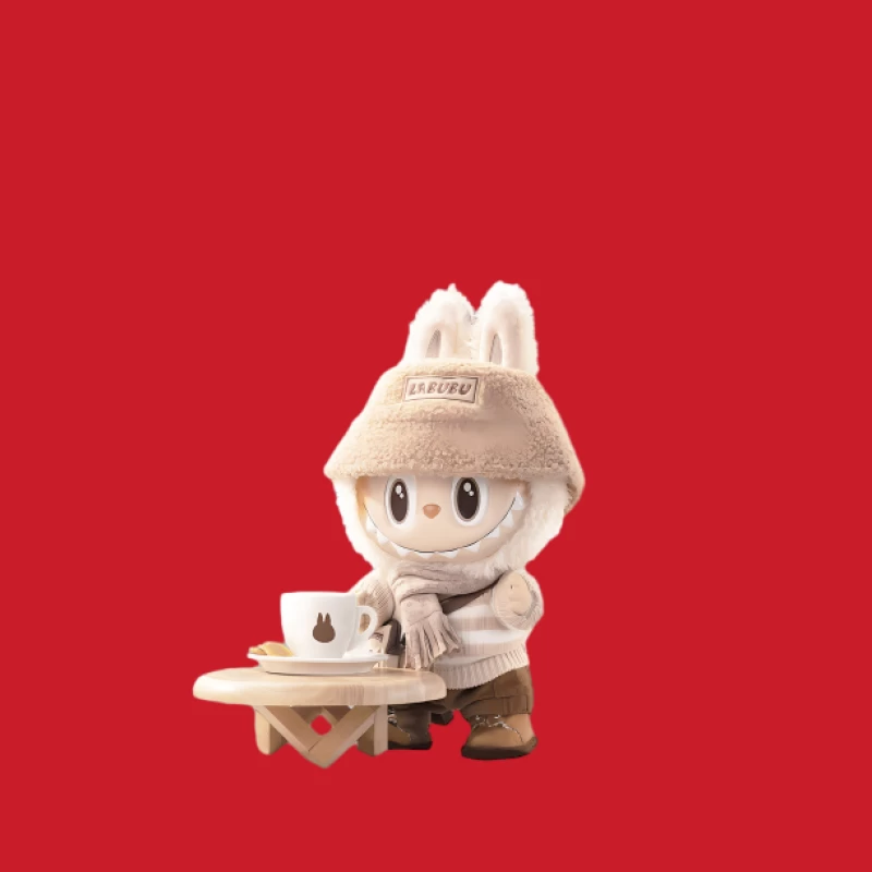 Lapin d'hiver avec café Homme Sweat à capuche