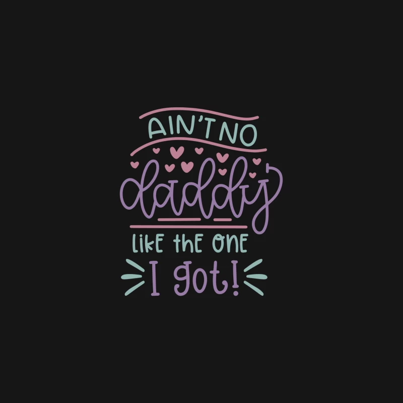 Aucun papa comme le mien, design coloré et expressif Femme T-Shirt