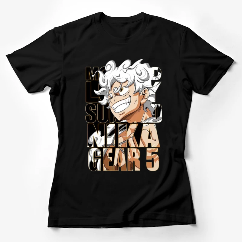 Monkey D. Luffy Gear 5 Design Damen T-Shirt