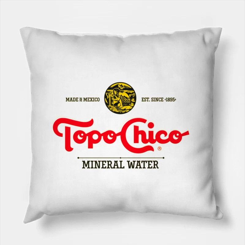 Topo Chico Logo 2 Throw Pillow