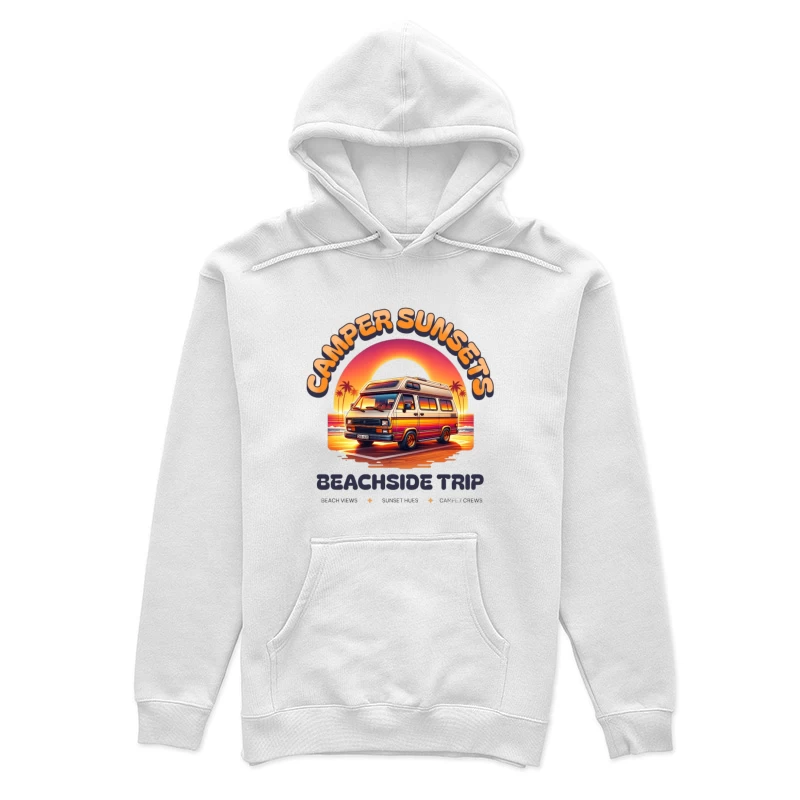 Strandreise mit Camper und Sonnenuntergängen Damen Pullover Hoodie