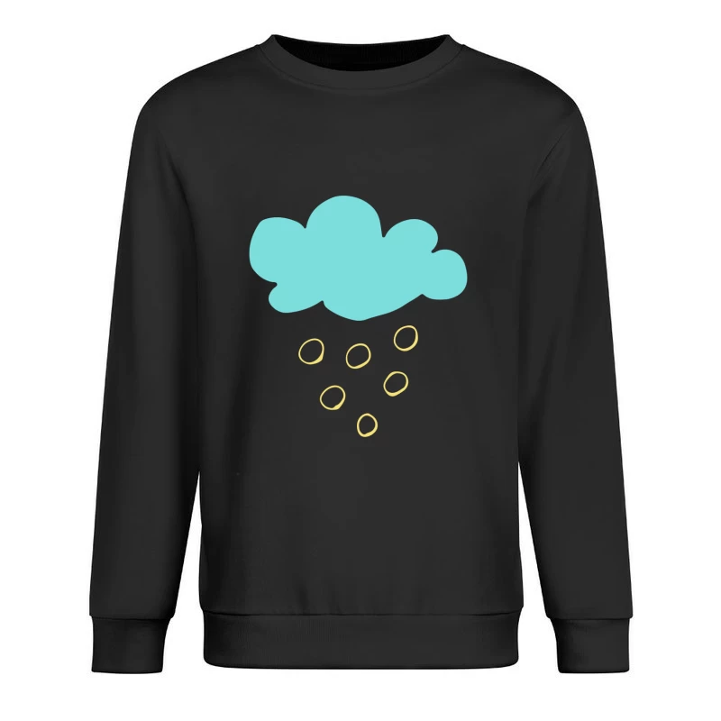 Nuage et Pluie Dessinés Homme Sweat-shirt à enfiler