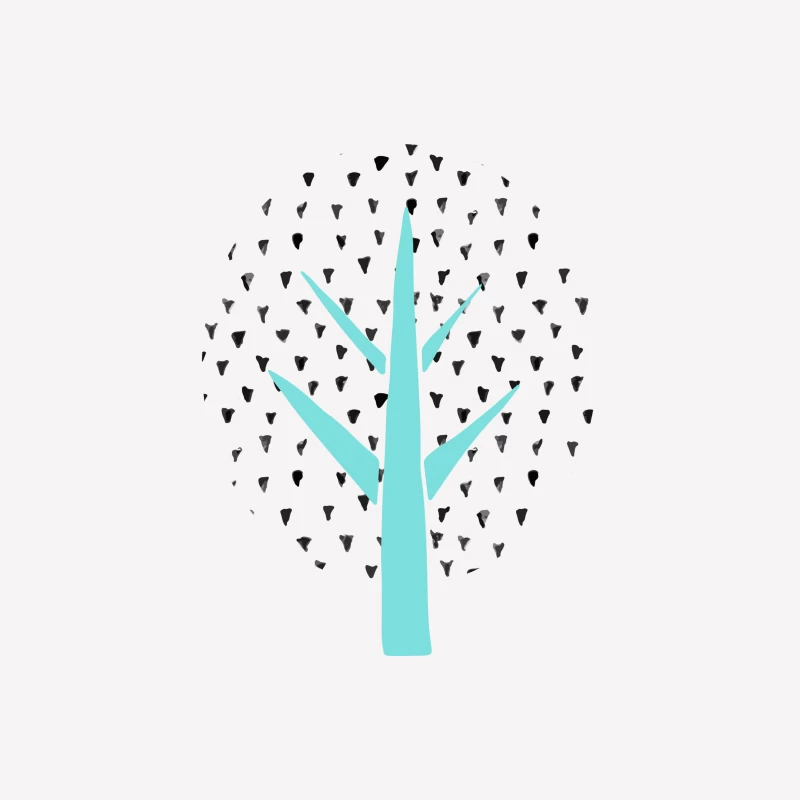 Arbre Givré en Vecteur Femme T-Shirt