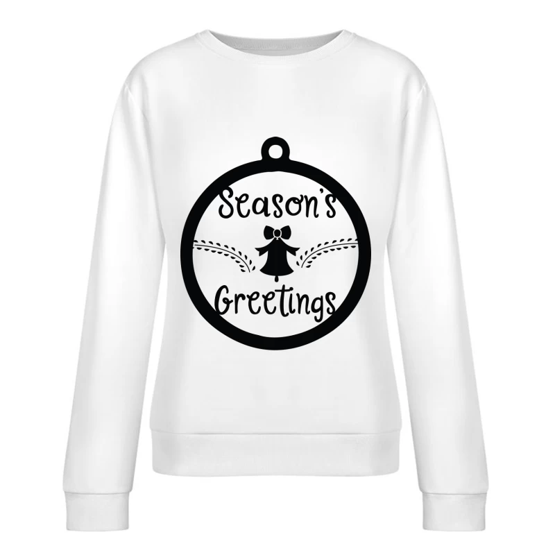 Ornement de vœux de saison Femme Sweat-shirt à enfiler