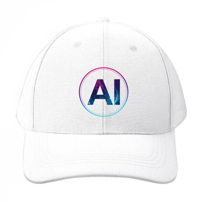 Futuristic AI Network – A Vision of Digital Innovation Baseball Cap