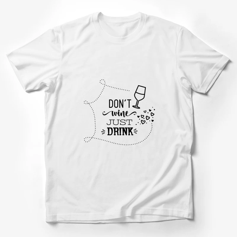 Silhouette d'un chien en pointillés Homme T-Shirt