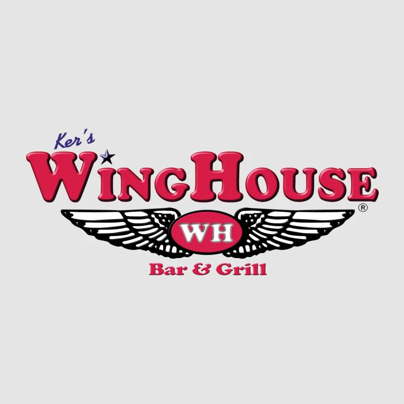 Wing House Bar & Grill 3 Male Pullover Hoodie