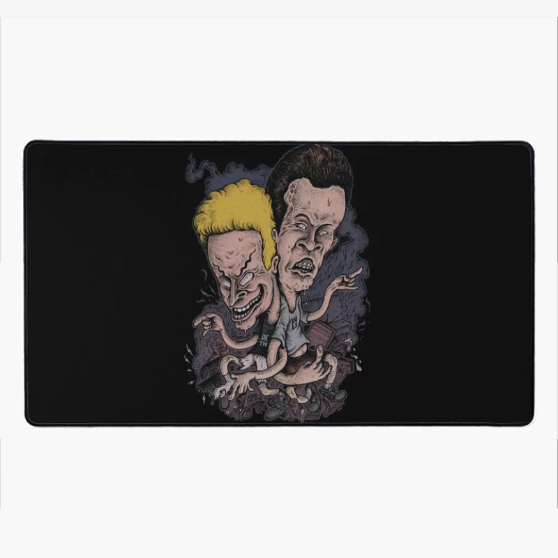 Beavis and Butt-Head Cartoon Art Desk Mat