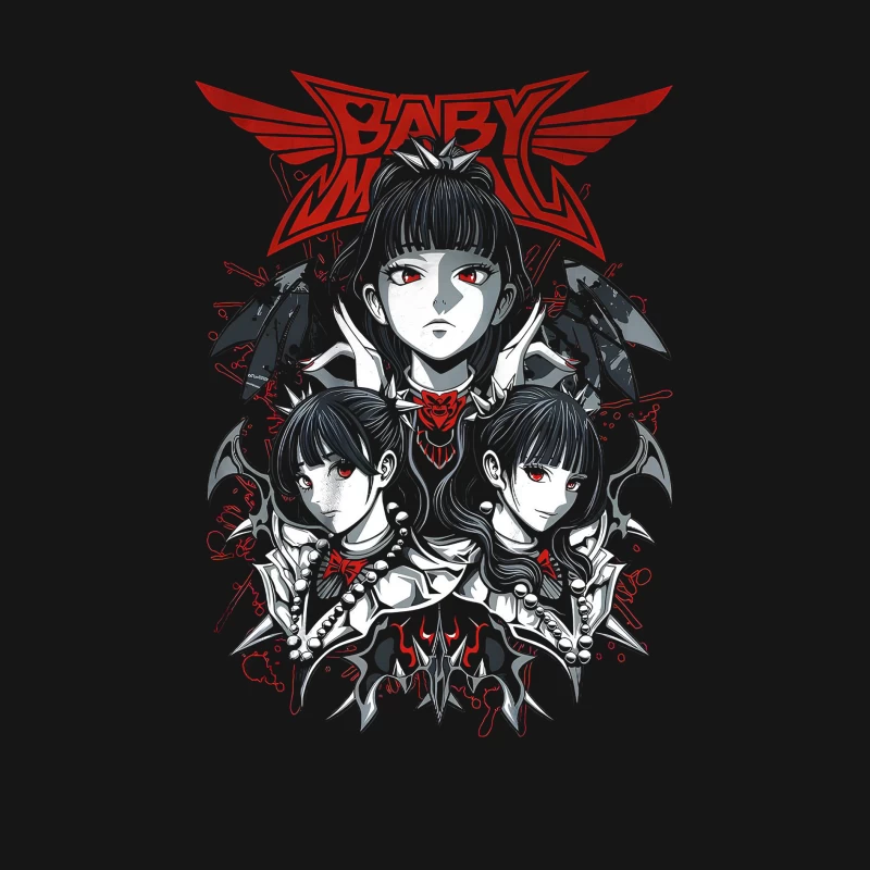 Babymetal Japanese Metal Band Female Long Sleeve T-Shirt