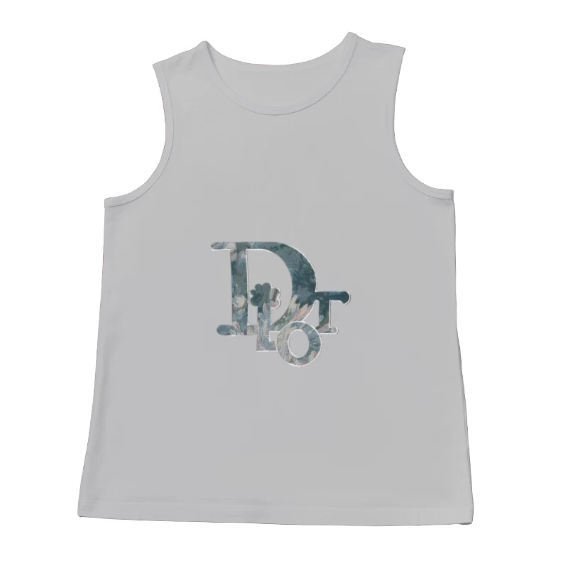 Florales Buchstaben-Logo Design Herren Tanktops