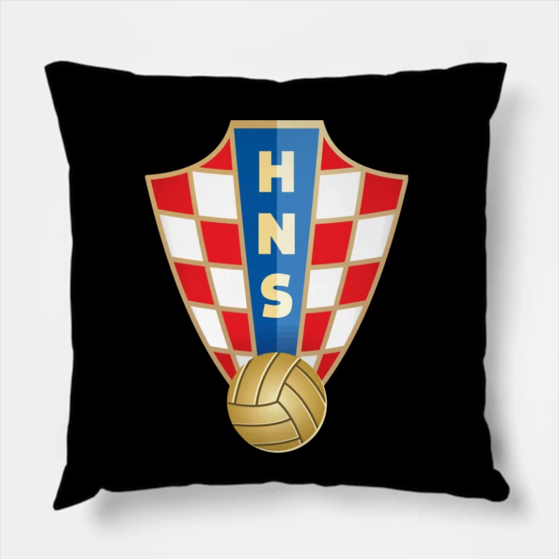 Hash Slinging Slasher Sports Logo Throw Pillow