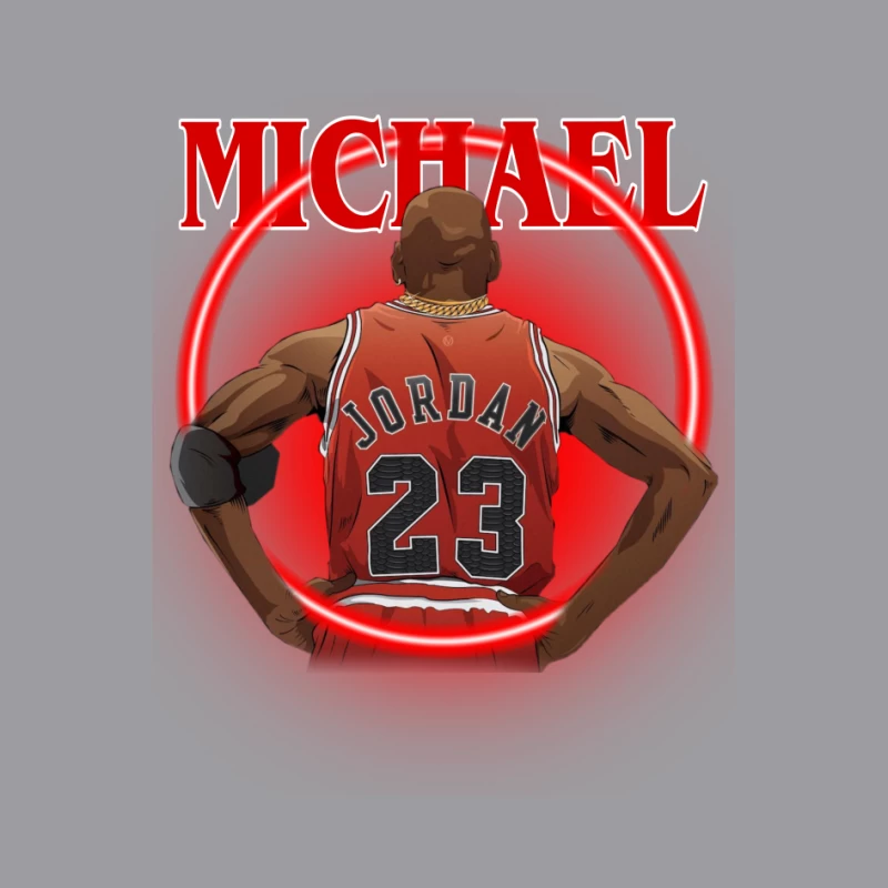 Michael Jordan Basketball Animation Pin