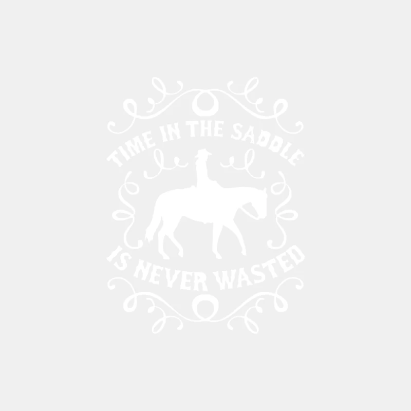 Time In The Saddle Is Never Wasted Male Tank Top