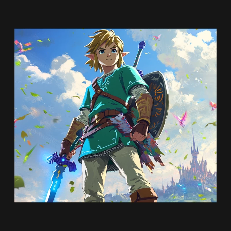 The Legend of Zelda: Link's Epic Adventure in a Fantasy World Mouse Pad