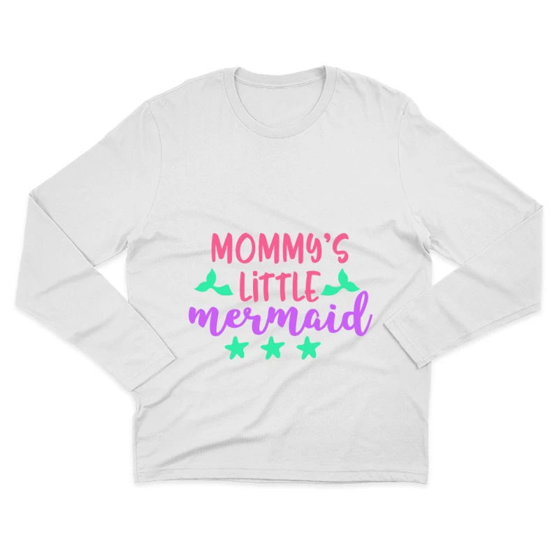 Enfant petite sirène mignonne Homme Manches Longues T-Shirt