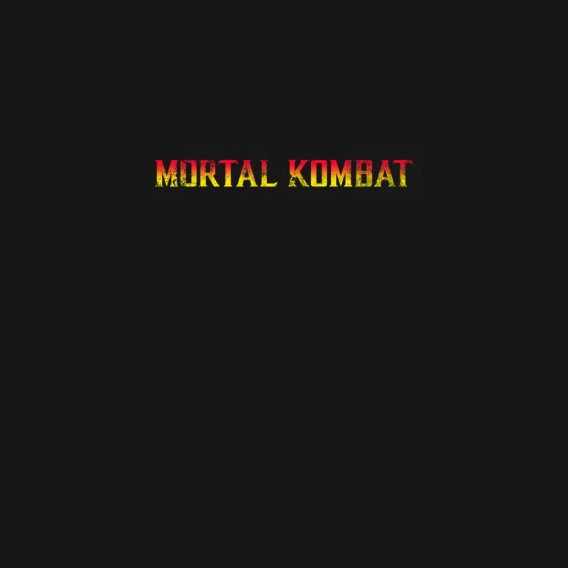 Mortal Kombat Vintage Title, distressed Desk Mat
