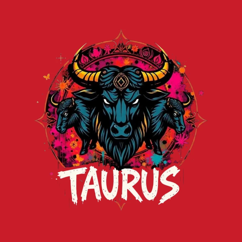 Taurus Astrology Art Female Pullover Hoodie