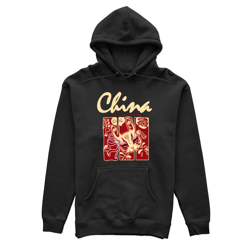 Traditionelles chinesisches Kaninchen-Design Damen Pullover Hoodie