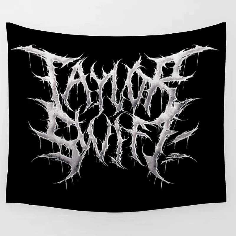 Taylor Swift Metal Logo Tapestry