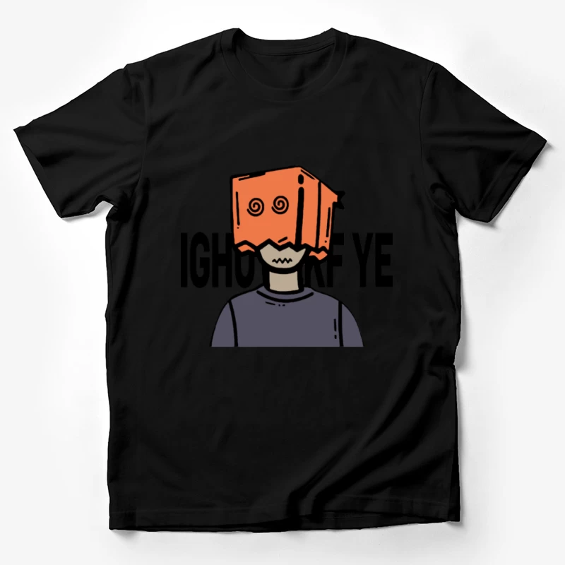 Charakter mit Kartonmaske Herren T-Shirt