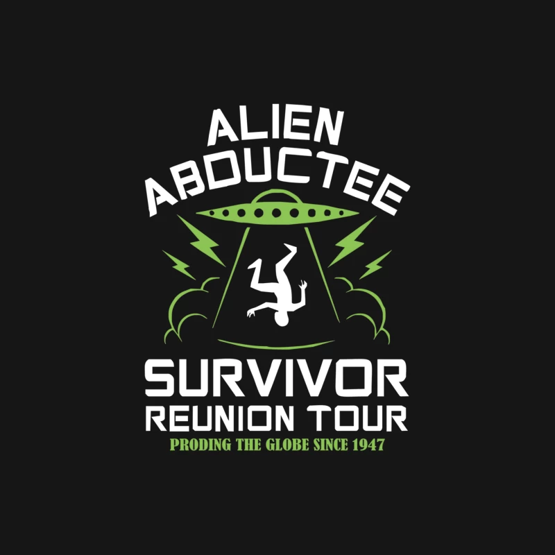 Alien Abductee Survivor Tour UFO Nerd Geek Comic Funny Male Long Sleeve T-Shirt