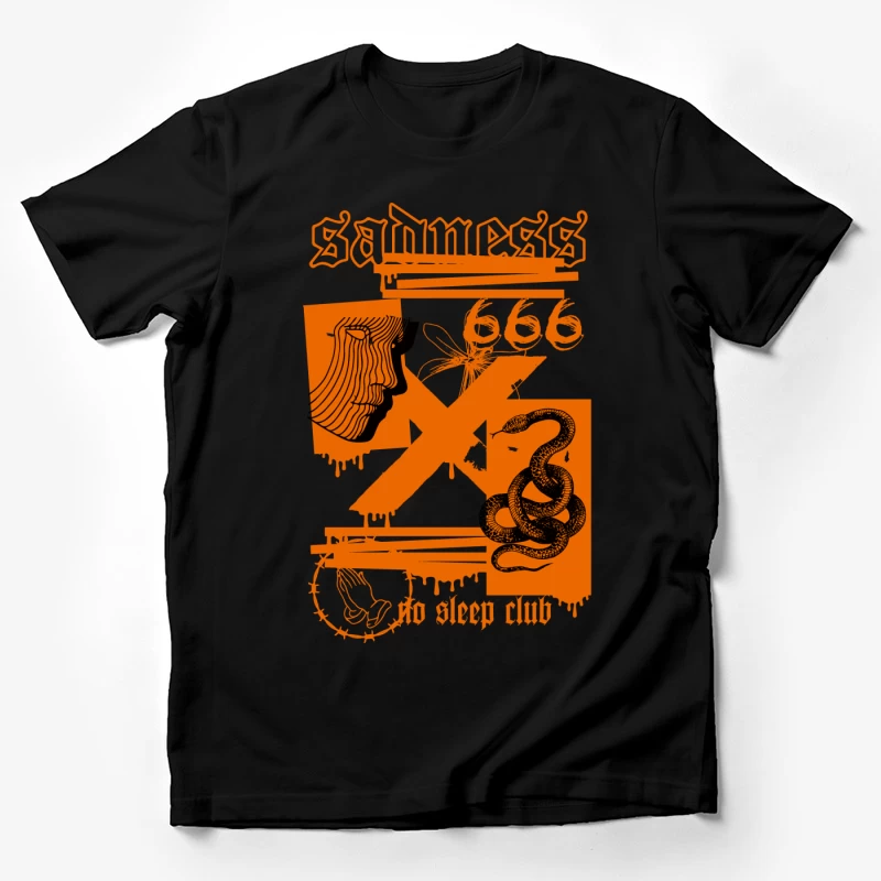 Symbolische Dunkelheit und Rebellion Herren T-Shirt