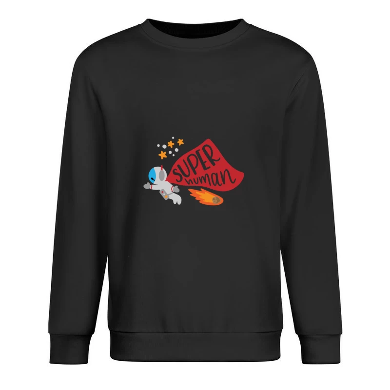 Astronaute Super Héros avec Comète Homme Sweat-shirt à enfiler