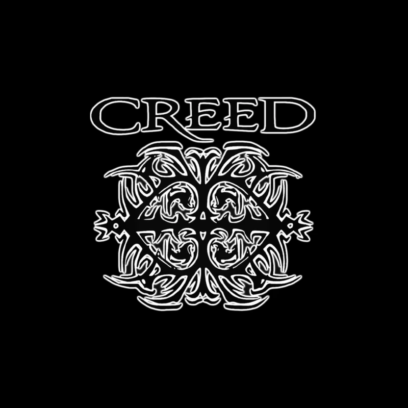 Creed Band Logo with Tribal Gothic Design Mouse Pad