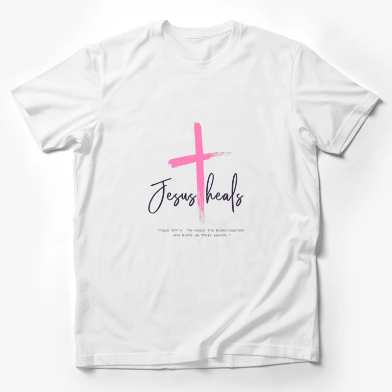 Jésus guérit citation inspirante Homme T-Shirt
